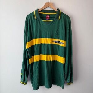 Vintage Mirage NFL Green Bay Packers Long Sleeve Rugby Shirt Size XXL